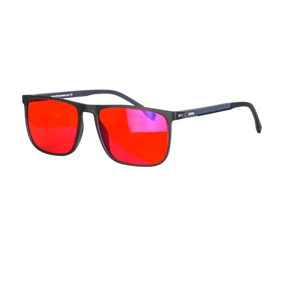 Red Lens Sleep Glasses — Full-Spectrum Blue & Green Light Blocking