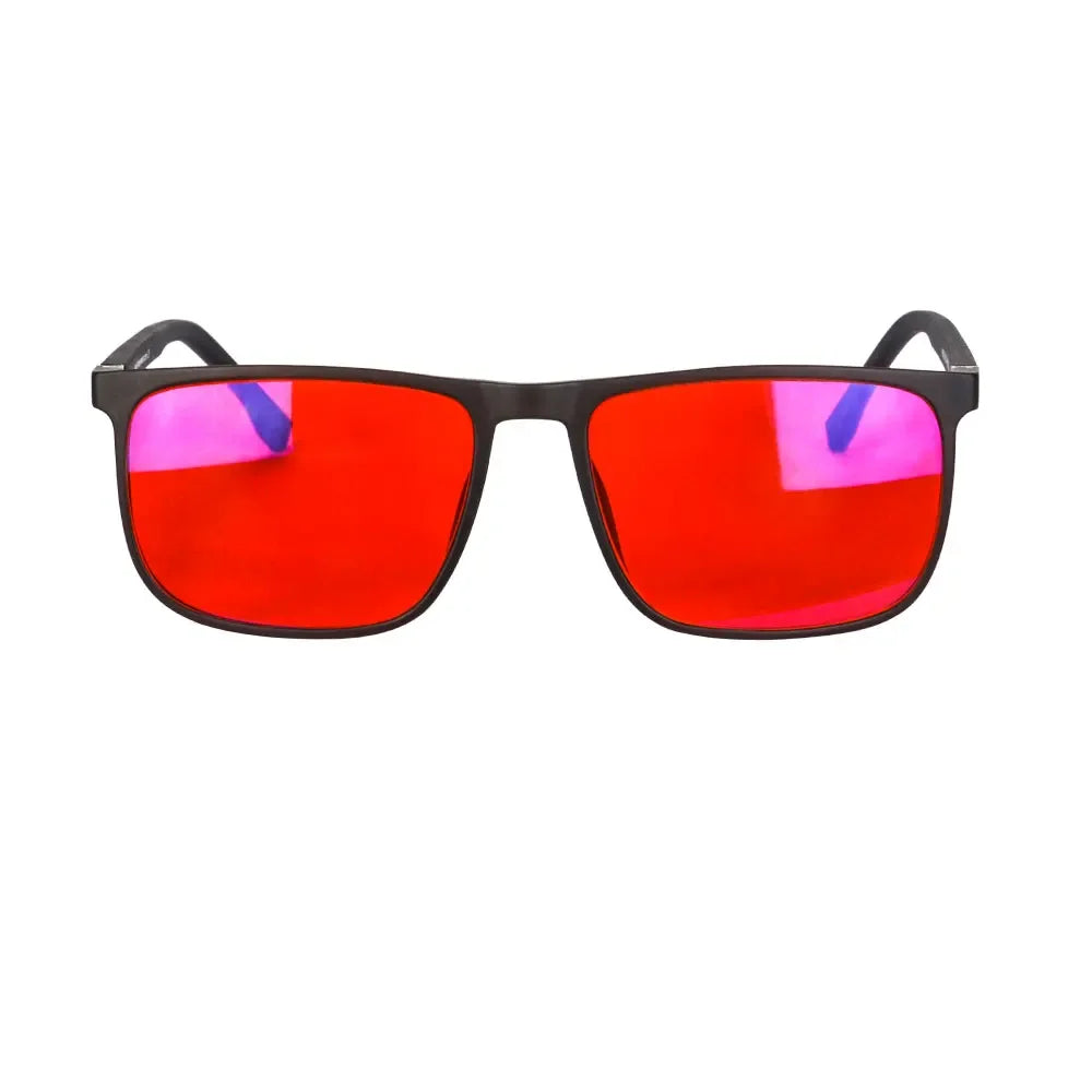 Red Lens Sleep Glasses — Full-Spectrum Blue & Green Light Blocking