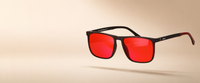 Red Lens Sleep Glasses — Full-Spectrum Blue & Green Light Blocking