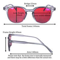 Deep Red Sleep Glasses – Red, Orange & Clear Light Blocking for Sleep & Screens