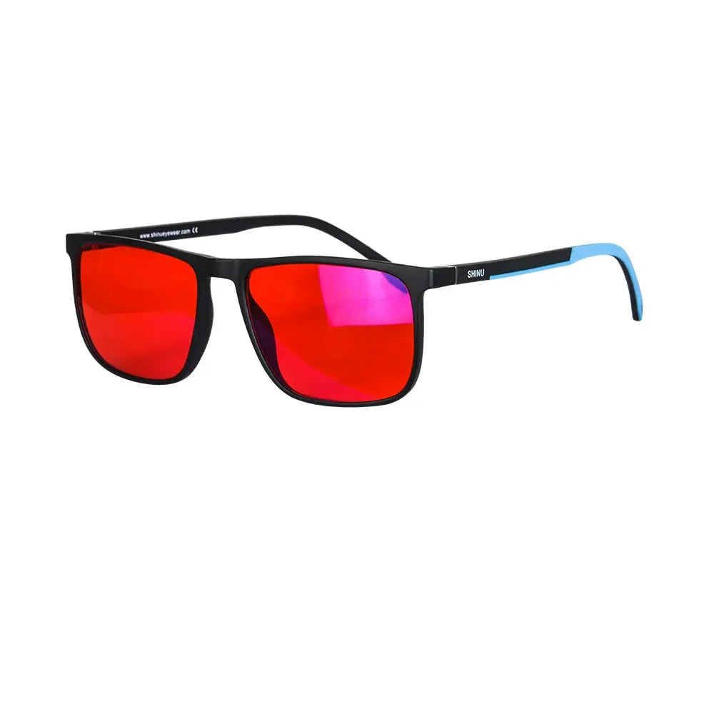 Red Lens Sleep Glasses — Full-Spectrum Blue & Green Light Blocking