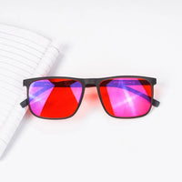 Red Lens Sleep Glasses — Full-Spectrum Blue & Green Light Blocking