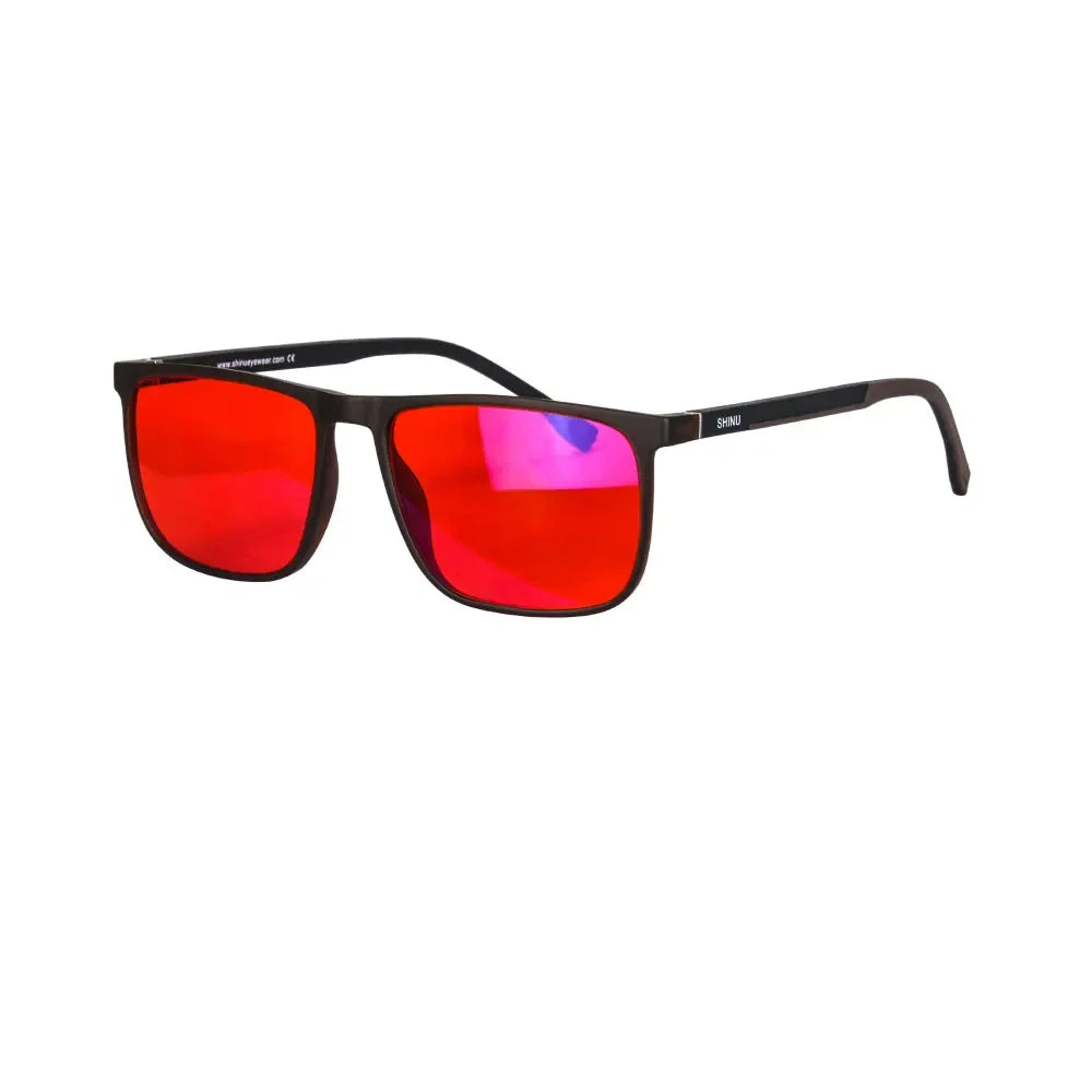 Red Lens Sleep Glasses — Full-Spectrum Blue & Green Light Blocking