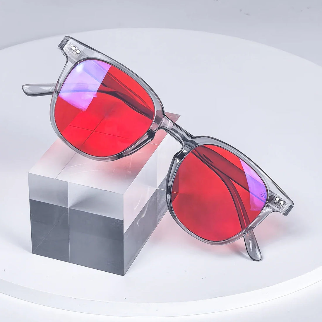 Deep Red Sleep Glasses – Red, Orange & Clear Light Blocking for Sleep & Screens
