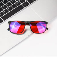 Red Lens Sleep Glasses — Full-Spectrum Blue & Green Light Blocking